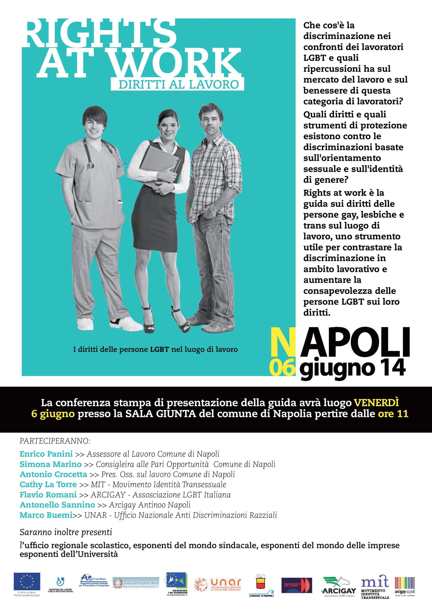 LAVORO, OMOSESSUALI E TRANS “PAGANO” LA CRISI – 6 giugno ore 11