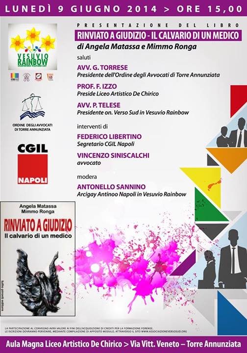 Presentazione del libro “Rinviato a Giudizio” – 9 Giugno