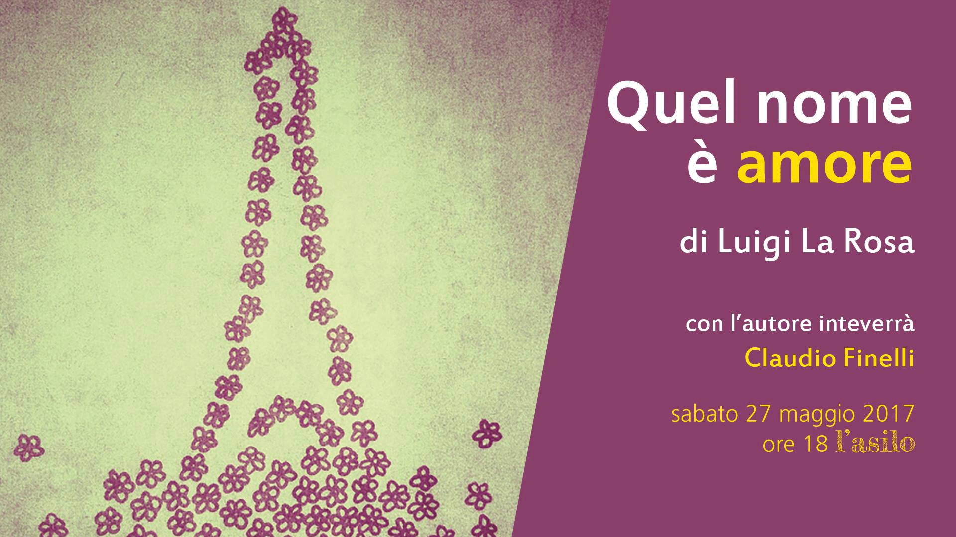27 Maggio: All’Asilo di Napoli, Luigi La Rosa e il suo libro sugli amori d’artista