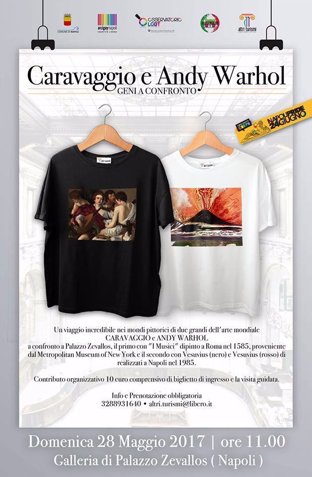 28 maggio – ” CARAVAGGIO e ANDY WARHOL ” Geni a Confronto.